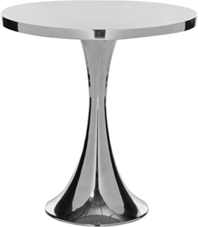 SAFAVIEH Contemporary Accent Table with Wooden , in Silver, 47 X 47 X 49.02