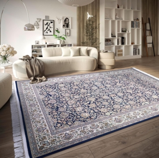 Villeroy & Boch Teppich Alfred, rechteckig, Höhe: 7 mm, Orientalisch, Fransen, Wohnzimmer, Schlafzimmer, Klassisch, Kurzflor