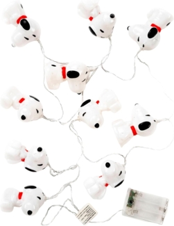 United Labels® LED-Lichterkette Peanuts Snoopy LED Lichterkette 2m 10 LEDs warmweiß batterie innen