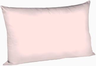 Fleuresse Interlock-Jersey-Kissenbezug uni colours rose 4040 40/60