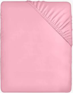 Utopia Bedding - Spannbettlaken 180x200 cm - Rosa - Gebürstete Polyester-Mikrofaser Spannbetttuch - 35 cm Tiefe Tasche