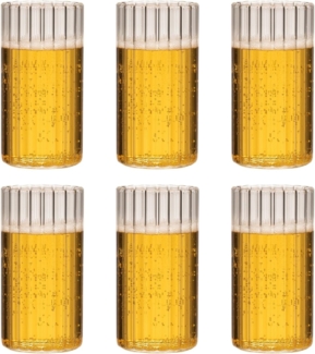 Zoha Glas Stripe Riffel Glas, Glas, Hitzebeständig - verschiedene Größen