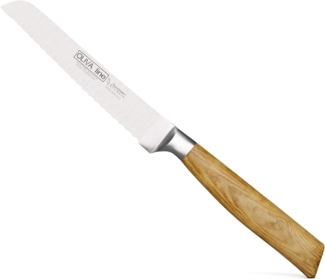 Burgvogel Brötchenmesser Brötchenmesser, Klinge 13 cm, Griff aus Olivenholz
