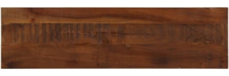 vidaXL Tischplatte 120 x 40 x 2,5 cm Rechteckig Altholz Massiv 371181