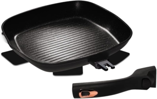 Berlinger Haus Granit-Bratpfanne, 28 cm, abnehmbarer Griff, Black Rose
