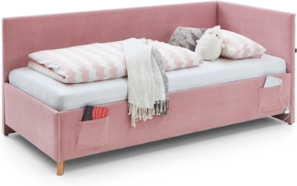 meise.möbel Kinderbett COOL II, Polsterbett wahlweise mit Bettkasten, Jugendbett inkl. USB Anschlüsse