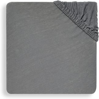 Jollein Jersey Spannbettlaken Storm Grey 40 x 80 /