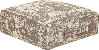 Bodenkissen SHASA Baumwolle Beige