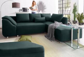 COLLECTION AB Ecksofa Sally L-Form, mit und ohne Bettfunktion, inklusive loser Rücken- und Zierkissen