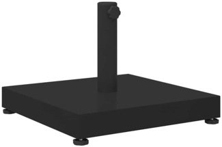 vidaXL Sonnenschirmständer für den Außenbereich Verstellbar Schwarz 42010004