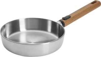 WOLL Bratpfanne Logic Steel, Edelstahl 18/10 (1-tlg), 5-Schicht-Aufbau