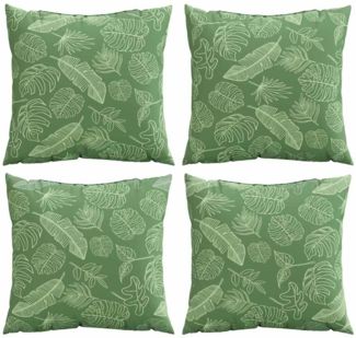 vidaXL Wurfkissen 4 pcs Mehrfarbig 60x60 cm Stoff 360422