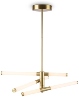 Maytoni Pendelleuchte Axis, Gold, 3 flg, 28 W, 3000 lm, 63,5 x 56,6 x 17 cm (LxBxH)