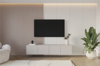 ALTDECOR Lowboard NOA-2 (2 St, TV-Schrank, TV Möbel, TV Cabinet, Fernsehtisch hängend 2x100 cm), Fernseher schrank, TV Kommode, TV Tisch, TV Sideboard, TV Boar