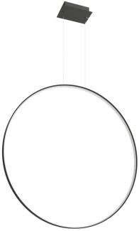 SOLLUX TH. 122 Pendelleuchte RIO schwarz 3000K L: 160, B: 1100, H: 1500, LED/70W,