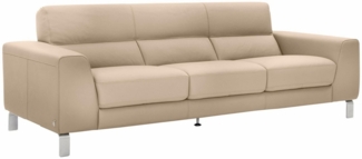 CALIA ITALIA 3-Sitzer Simon, toller Sitzkomfort, italienisches Designsofa, in zwei Lederqualitäten