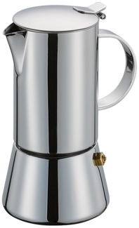 Cilio - Espressokocher "Aida" 4 Tassen Edelstahl Induktion geeignet 342048