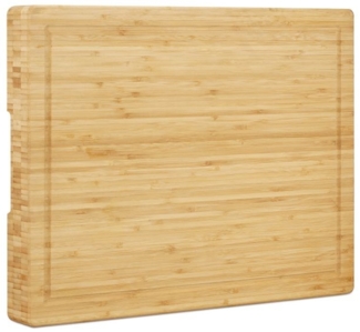 2 x großes Tranchierbrett aus Bambus