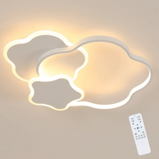 Goeco Deckenleuchte Kreative Sternen-Deckenlampe, Unendlich Dimmbar mit Fernbedienung, LED, 31W, 3000-6500K