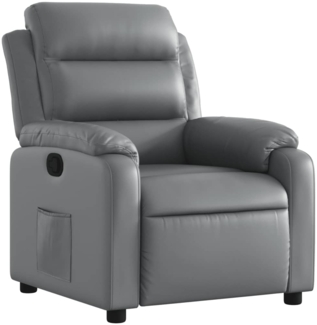 vidaXL Relaxsessel Grau Kunstleder 373489