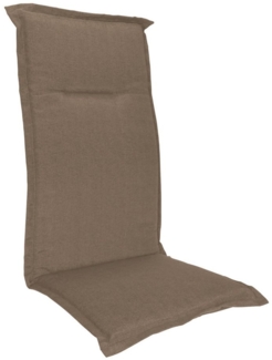 Spetebo Hochlehnerauflage Universal Hochlehner Auflage 123 cm, (Packung, 1 St, 1 Auflage), Polsterauflage für Hochlehner Gartenstühle