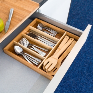 Besteckkasten Bambus Natur 10018887