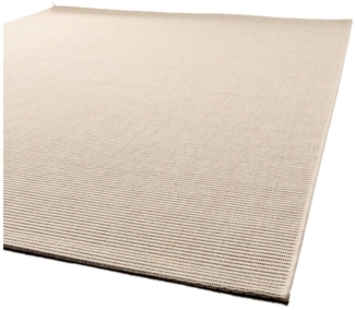 In- und Outdoor Teppich Halland, Farbe: Beige Schwarz, Größe: 80x150 cm