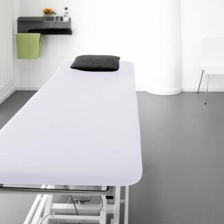 Traumschlaf Frottee Massageliegenbezug Therapieliegenbezug|65 x 185 x 10 cm| weiss