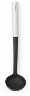 Brabantia Sossenlöffel Profile, beschichtet, Kochutensil, Küchenhelfer, Stahl, Matt Steel, 30. 2 cm, 250545