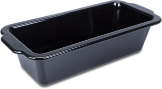 Staedter Städter We love baking Serie Brotbackform EMAILLE 26 x 11,5 cm / H 7,5 cm Schwarz