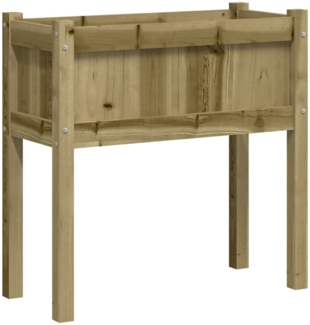 vidaXL Pflanzkübel, mit Beinen, Kiefernholz Imprägniert 70 x 31 x 70 cm 837562