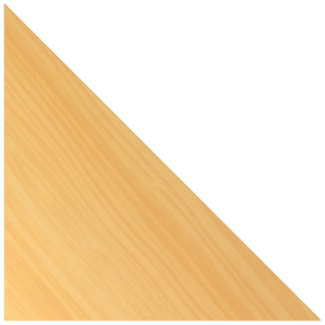 Verkettungswinkel eckig Konsole 80x80cm, Buche Weiß