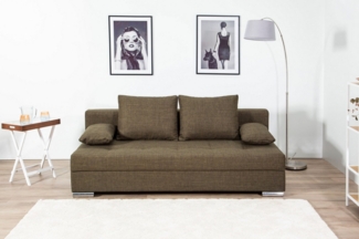 COLLECTION AB Schlafsofa Tania mit Bettfunktion und Bettkasten, komfortabler Sitzkomfort: Federkern-Polsterung, inklusive Rückenkissen
