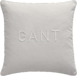 Gant Home Kissenhülle Baumwolle Gant Logo Grey (50x50 cm) 853102401-160-50x50