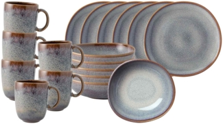 like. by Villeroy & Boch Lave beige Frühstücks-Set 18-teilig