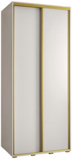 ABIKS MÖBEL Schwebetürenschrank Davos 1 Schlafzimmerschrank - Schiebetüren, Kleiderstange, Regalen