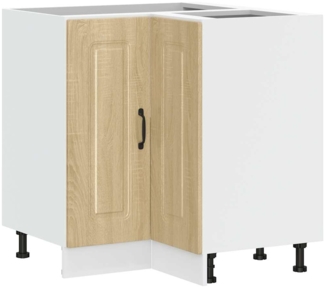 vidaXL Küchen-Eckunterschrank Kalmar Sonoma-Eiche Holzwerkstoff 853510