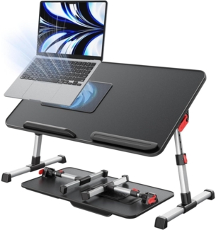 Klapptisch Laptop Ständer Schreibtisch USB Ventilator Verstellbar Sofa Bett