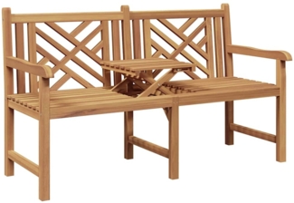 vidaXL Bank Sonstiges Braun 150 x 60 x 90 cm Teak-Massivholz 42001968