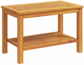 vidaXL Couchtisch Braun 90 x 50 x 45 cm Akazie Massivholz 4108103