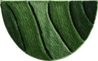 REDBEST Duschmatte Duschvorlage "Louisville" halbrund, Höhe 20 mm, Streifen