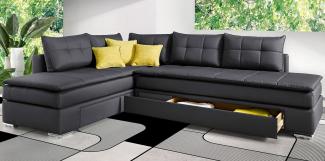 INOSIGN Ecksofa Night & Day L-Form mit Dauer-Schlaffunktion ohne Armlehnen, mit Boxspring-Bettfunktion 180x200 cm und Bettkasten, Dauerschläfer!