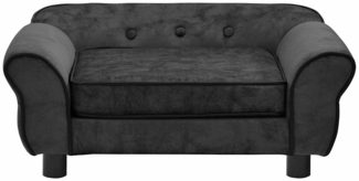 vidaXL Hundesofa Dunkelgrau 72x45x30 cm Plüsch 171039