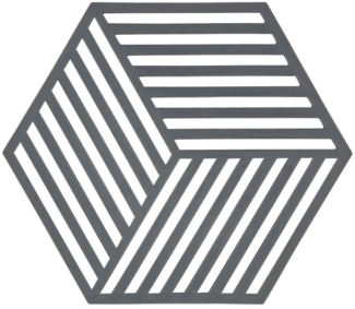 Zone Denmark Hexagon Cool Grey Topf-Untersetzer Silikon