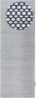 Morgenland Kelim Teppich - Trendy - Bohemian - läufer - 200 x 70 - Blau