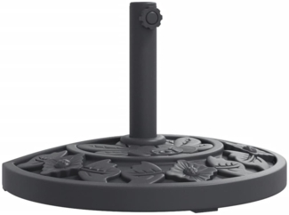 vidaXL Sonnenschirmständer für Ø38/48 mm Mast 9 kg Halbrund 4007970