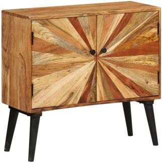 vidaXL Sideboard Massivholz Mango 85x30x75 cm 246166