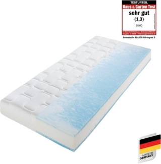 Gelschaummatratze GUMO & GUMO Maxx, 7 Zonen Matratze 90x200,140x200-Höhe 20 cm und 25cm, Beco, druckentlastende Gelschaumauflage, weiche & feste Seite, atmungsaktiv