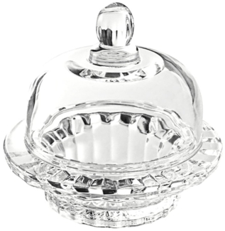 Glas-Zuckerdose mit Deckel - ø10 cm, Stilvoll & Praktisch