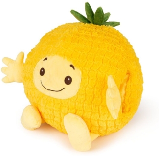 Noxxiez Kuschel-Kissen Handwärmer – Niedliches Kuscheltier für warme Hände Ananas
